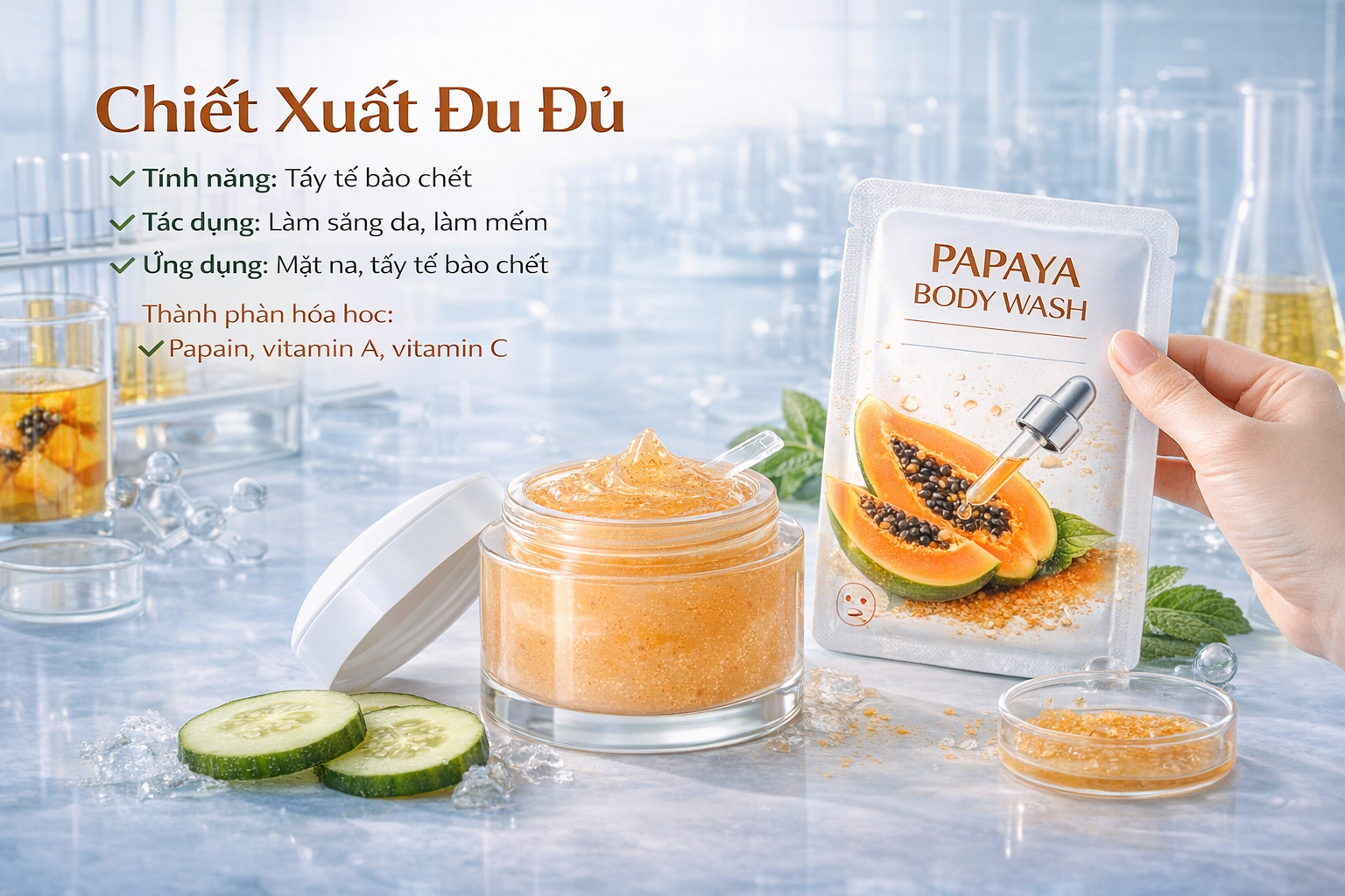 Đu đủ – “thần dược” thiên nhiên cho làn da khỏe đẹp 3