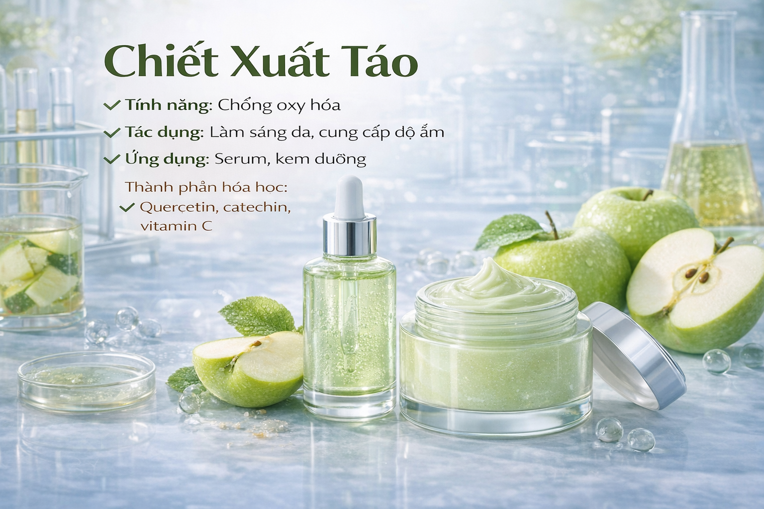 Chiết xuất táo – Thành phần làm đẹp không thể thiếu trong mỹ phẩm hiện đại 5