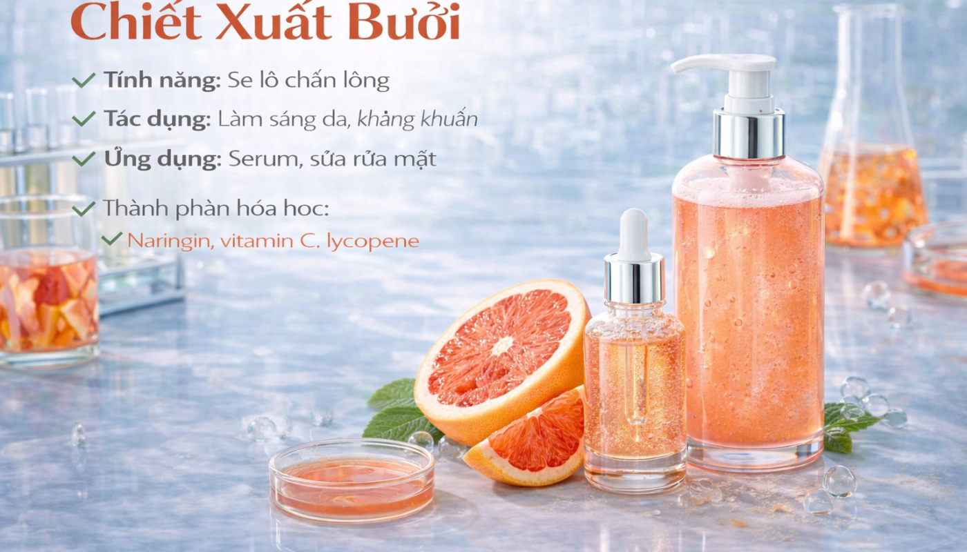 Chiết xuất vỏ bưởi là gì? Ứng dụng của chiết xuất vỏ bưởi trong mỹ phẩm 4
