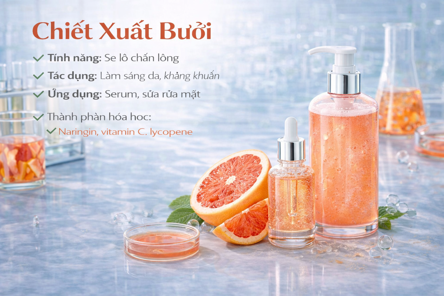Chiết xuất vỏ bưởi là gì? Ứng dụng của chiết xuất vỏ bưởi trong mỹ phẩm 4