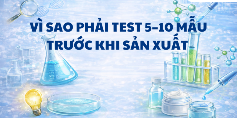 VÌ SAO PHẢI TEST 5–10 MẪU TRƯỚC KHI SẢN XUẤT? 1