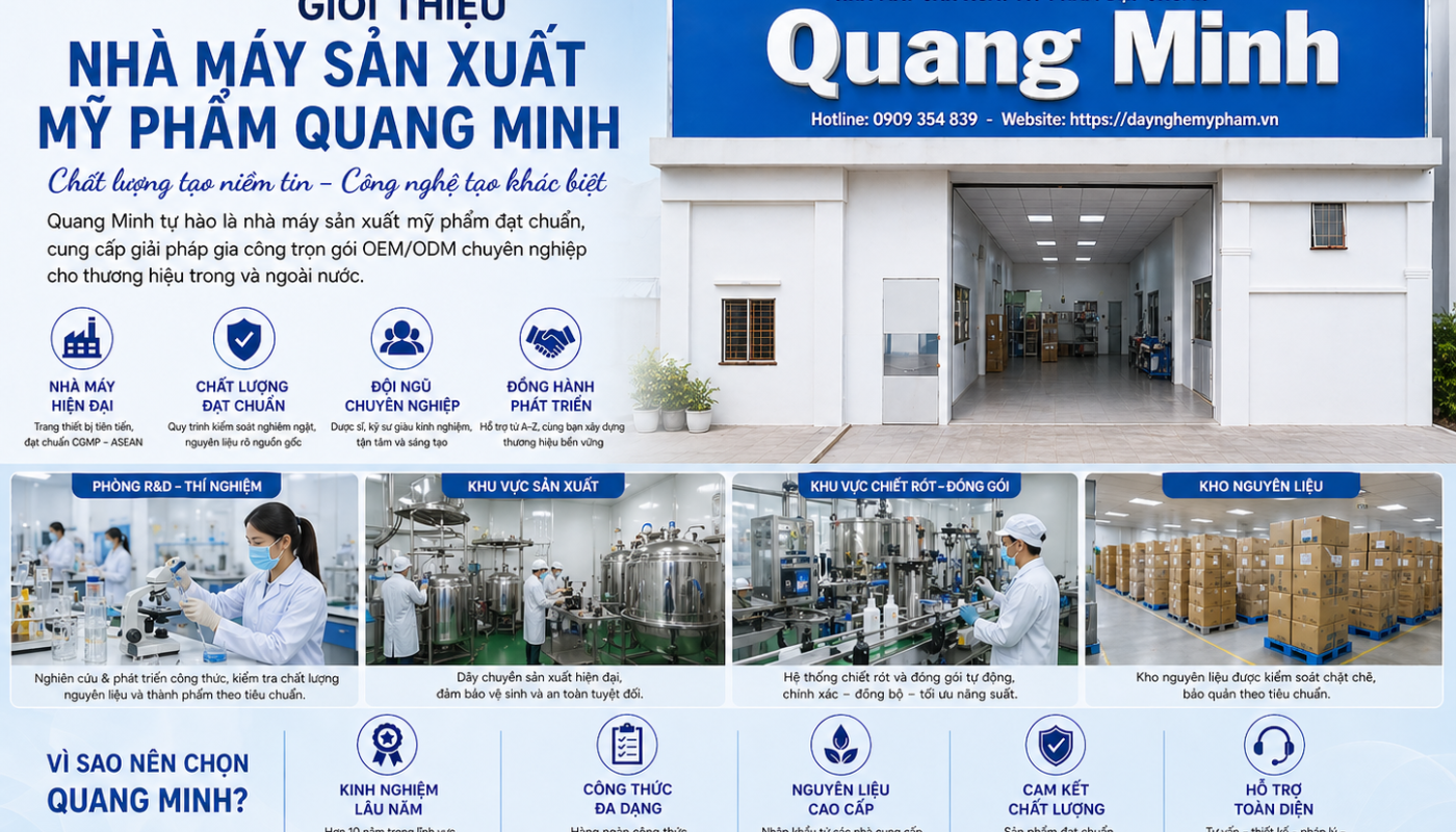 NHÀ MÁY SẢN XUẤT MỸ PHẨM QUANG MINH 5