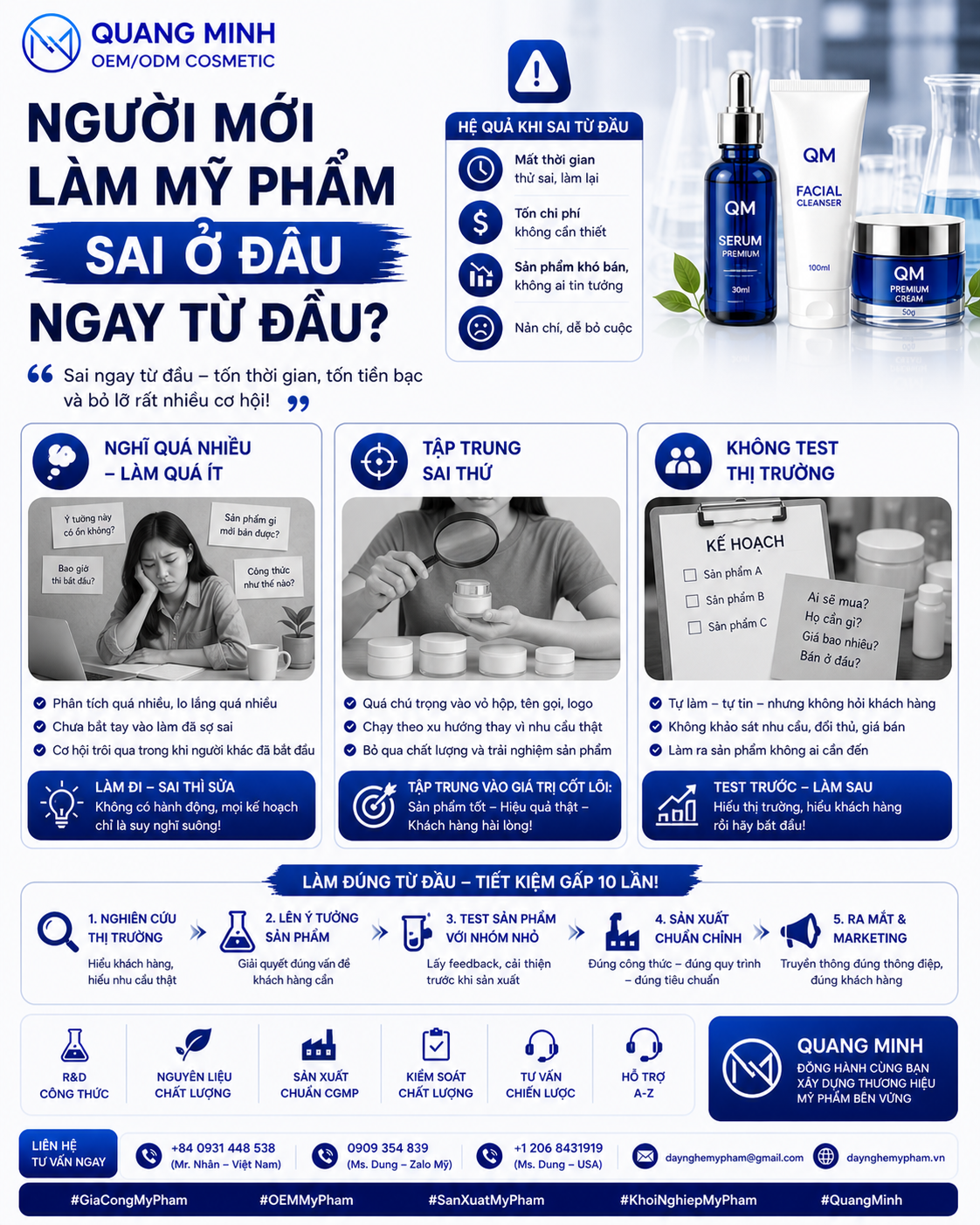 NGƯỜI MỚI LÀM MỸ PHẨM SAI Ở ĐÂU NGAY TỪ ĐẦU? 6