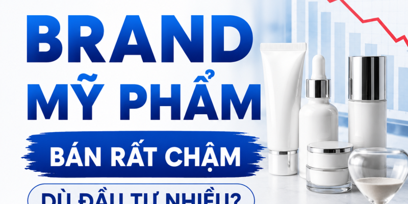 VÌ SAO CÓ BRAND MỸ PHẨM BÁN RẤT CHẬM DÙ ĐẦU TƯ NHIỀU? 1