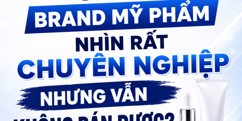 VÌ SAO CÓ BRAND MỸ PHẨM NHÌN RẤT CHUYÊN NGHIỆP NHƯNG VẪN KHÔNG BÁN ĐƯỢC? 2