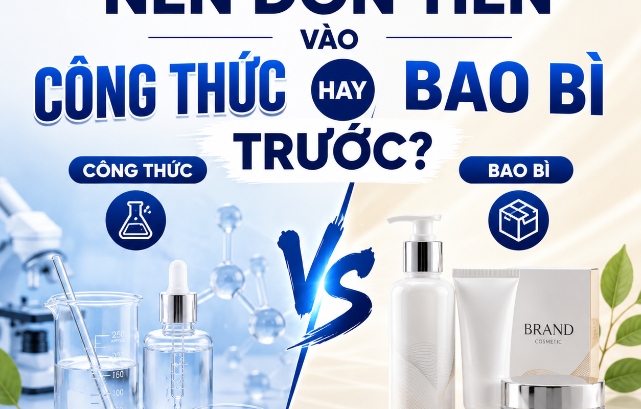 NÊN DỒN TIỀN VÀO CÔNG THỨC HAY BAO BÌ TRƯỚC? 3