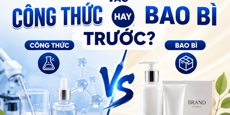 NÊN DỒN TIỀN VÀO CÔNG THỨC HAY BAO BÌ TRƯỚC? 1