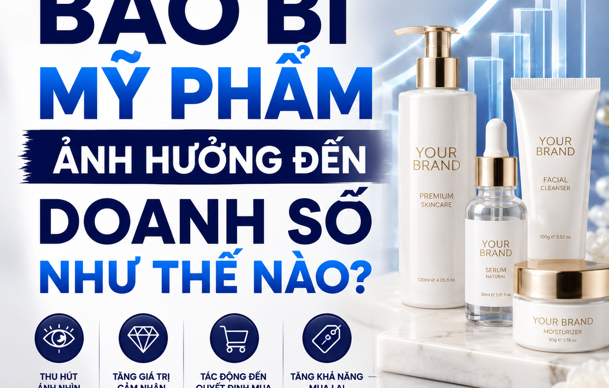 BAO BÌ MỸ PHẨM ẢNH HƯỞNG ĐẾN DOANH SỐ NHƯ THẾ NÀO? 1