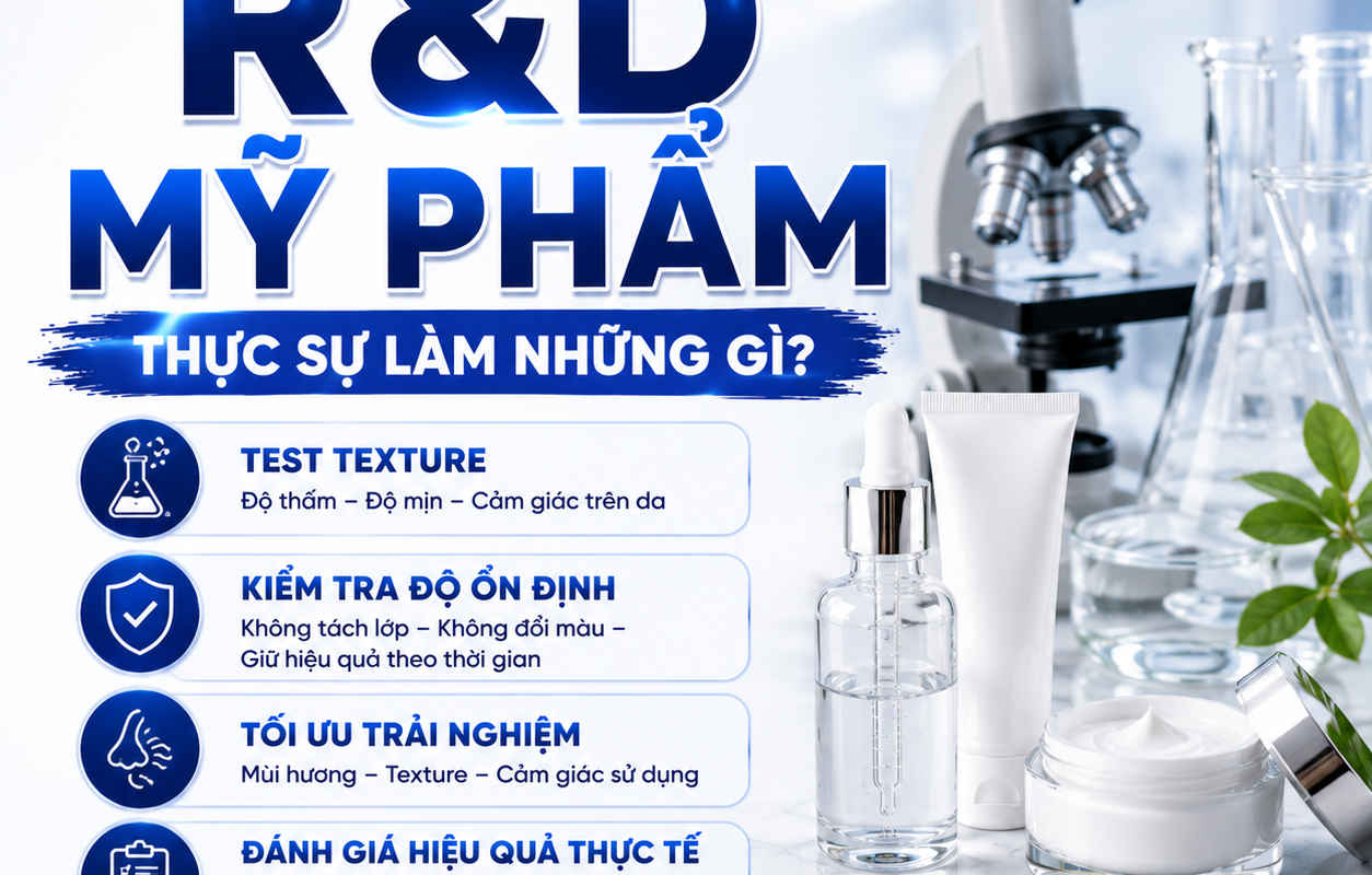 R&D MỸ PHẨM THỰC SỰ LÀM NHỮNG GÌ? 1