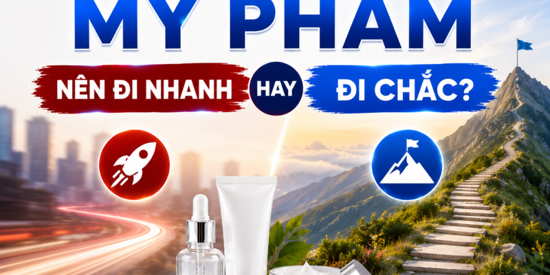 LÀM BRAND MỸ PHẨM: NÊN ĐI NHANH HAY ĐI CHẮC? 1