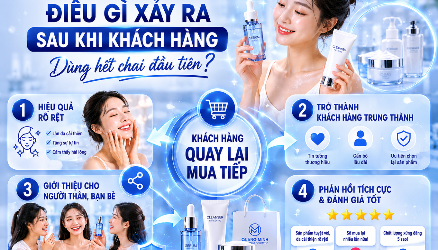 ĐIỀU GÌ XẢY RA SAU KHI KHÁCH HÀNG DÙNG HẾT CHAI ĐẦU TIÊN? 5