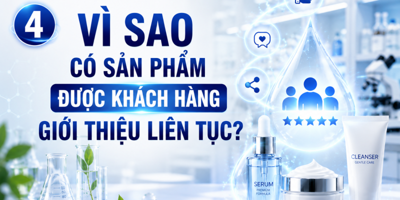 VÌ SAO CÓ SẢN PHẨM ĐƯỢC KHÁCH HÀNG GIỚI THIỆU LIÊN TỤC? 1