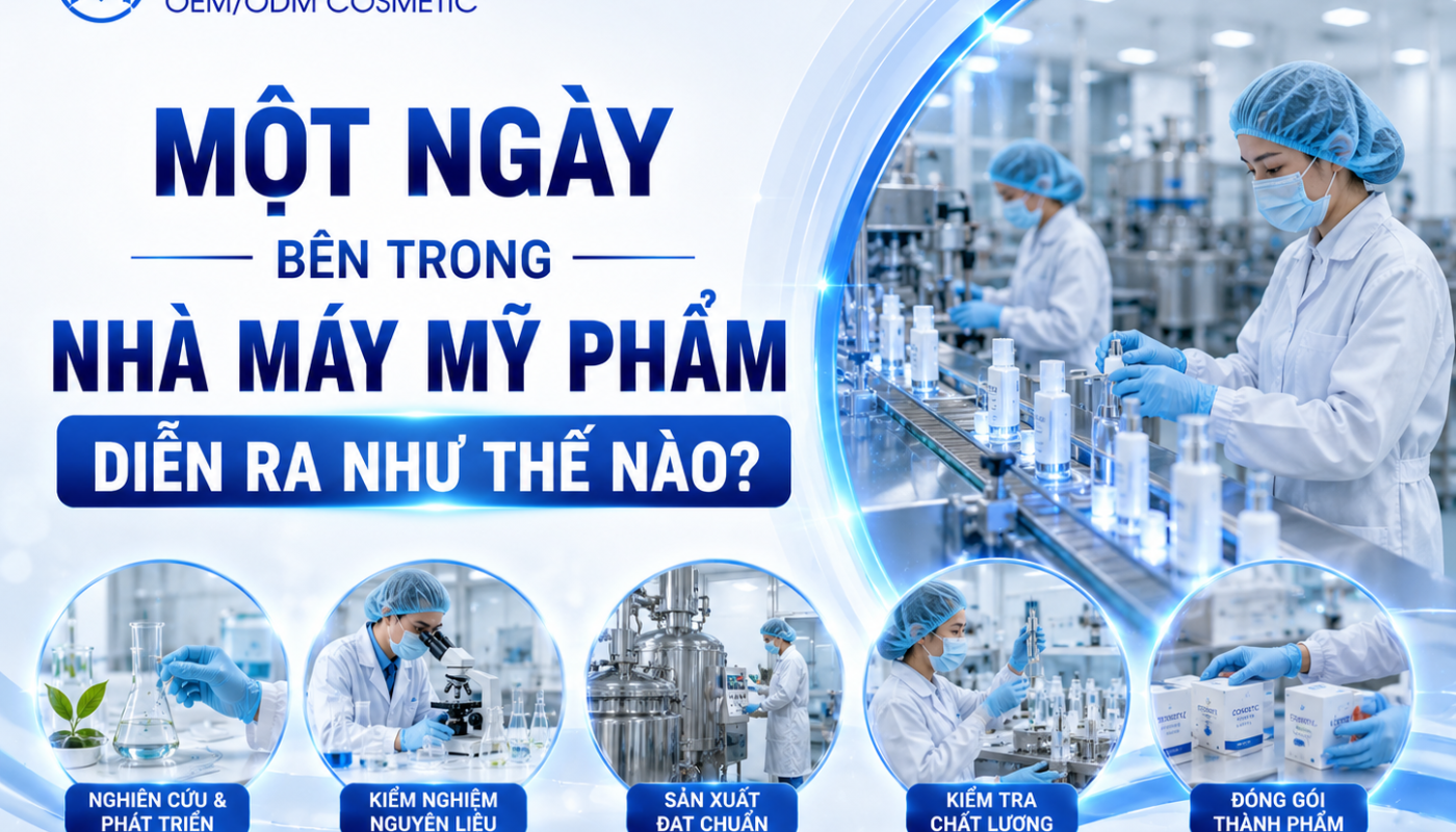 MỘT NGÀY BÊN TRONG NHÀ MÁY MỸ PHẨM DIỄN RA NHƯ THẾ NÀO? 3
